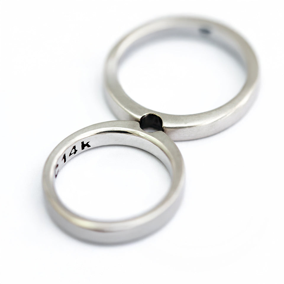 Perfect Circle Infinity Wedding Rings