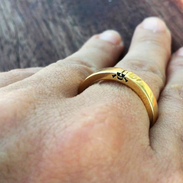 Skull Heart Eternal Love Rings