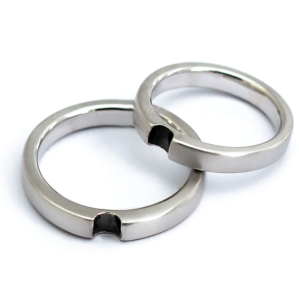 Perfect Circle Infinity Wedding Rings