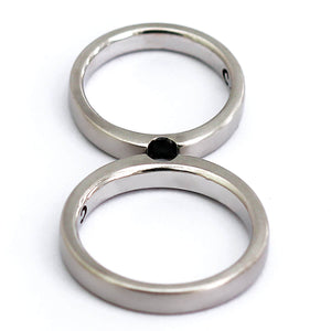 Perfect Circle Infinity Wedding Rings