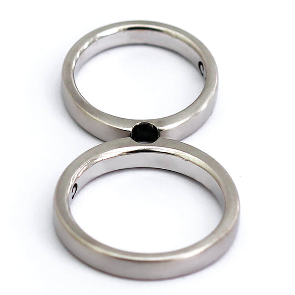 Perfect Circle Infinity Wedding Rings