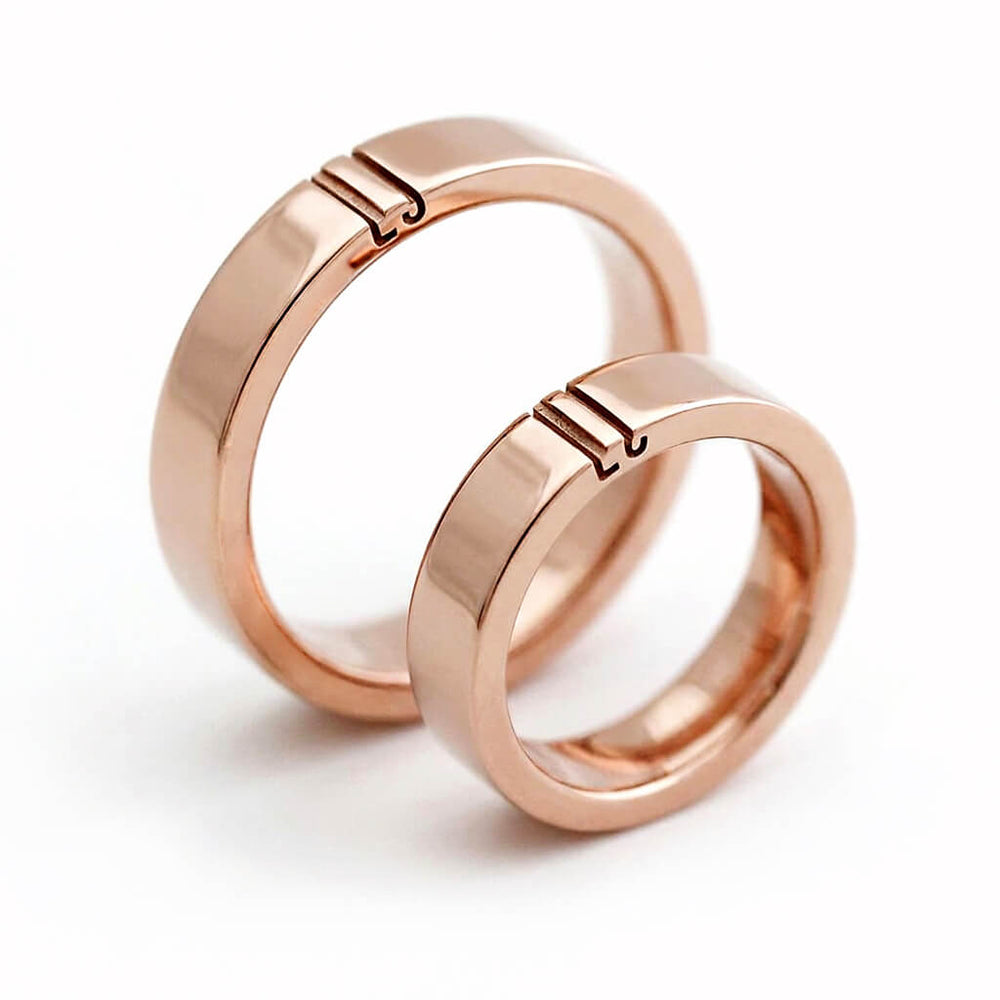Personalized Couple Wedding Bands