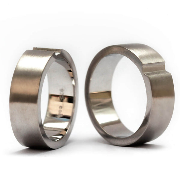 His Hers Heart Promise Rings