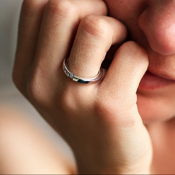 Diamond Matching Couple Rings