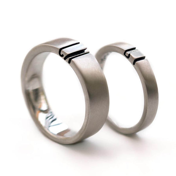 Personalized Initials Ring Set