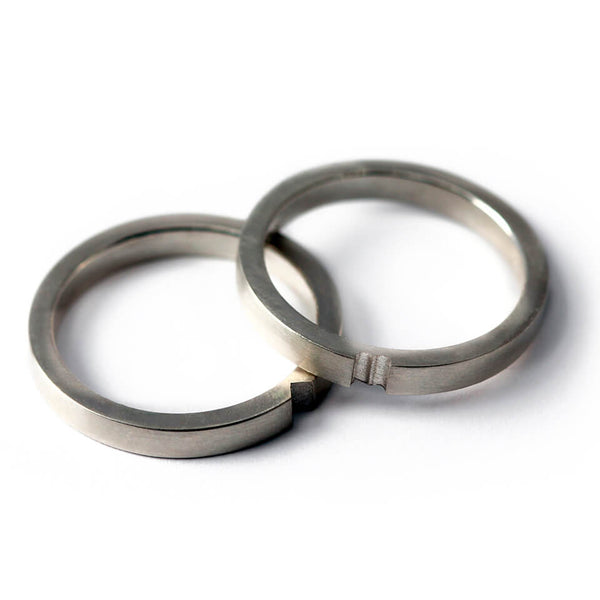 Matching Heart Promise Rings