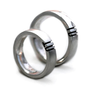 Personalized Initials Promise Rings