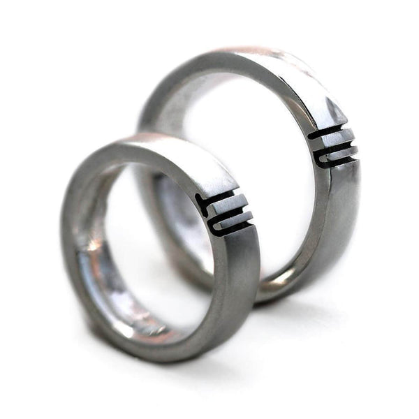 Personalized Initials Promise Rings