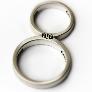 Custom His and Hers Promise Rings
