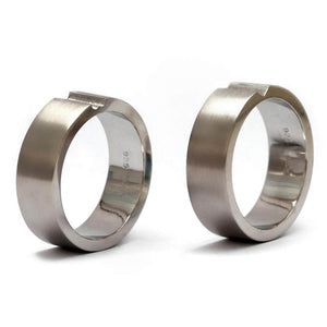 His Hers Heart Promise Rings