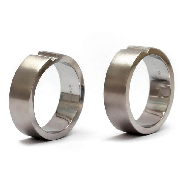 His Hers Heart Promise Rings