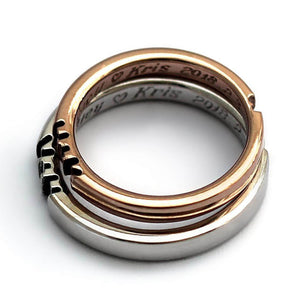 Distinctive Customized Promise Ring Sets
