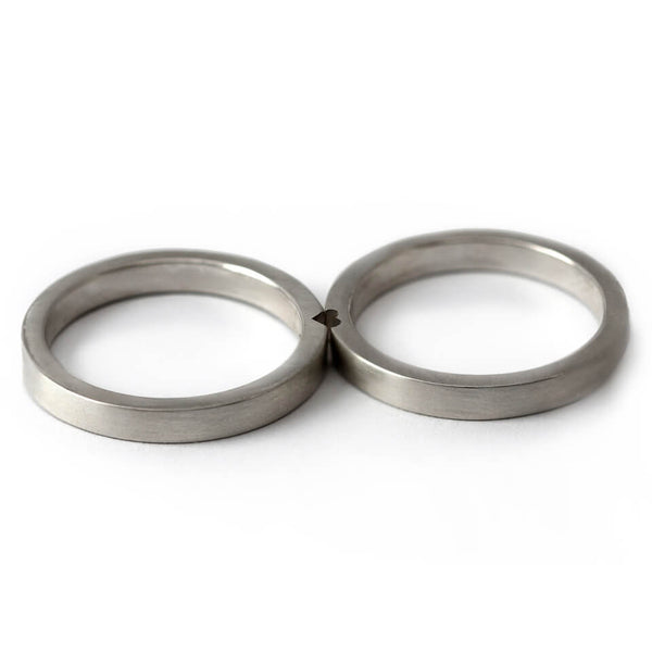 Matching Heart Promise Rings