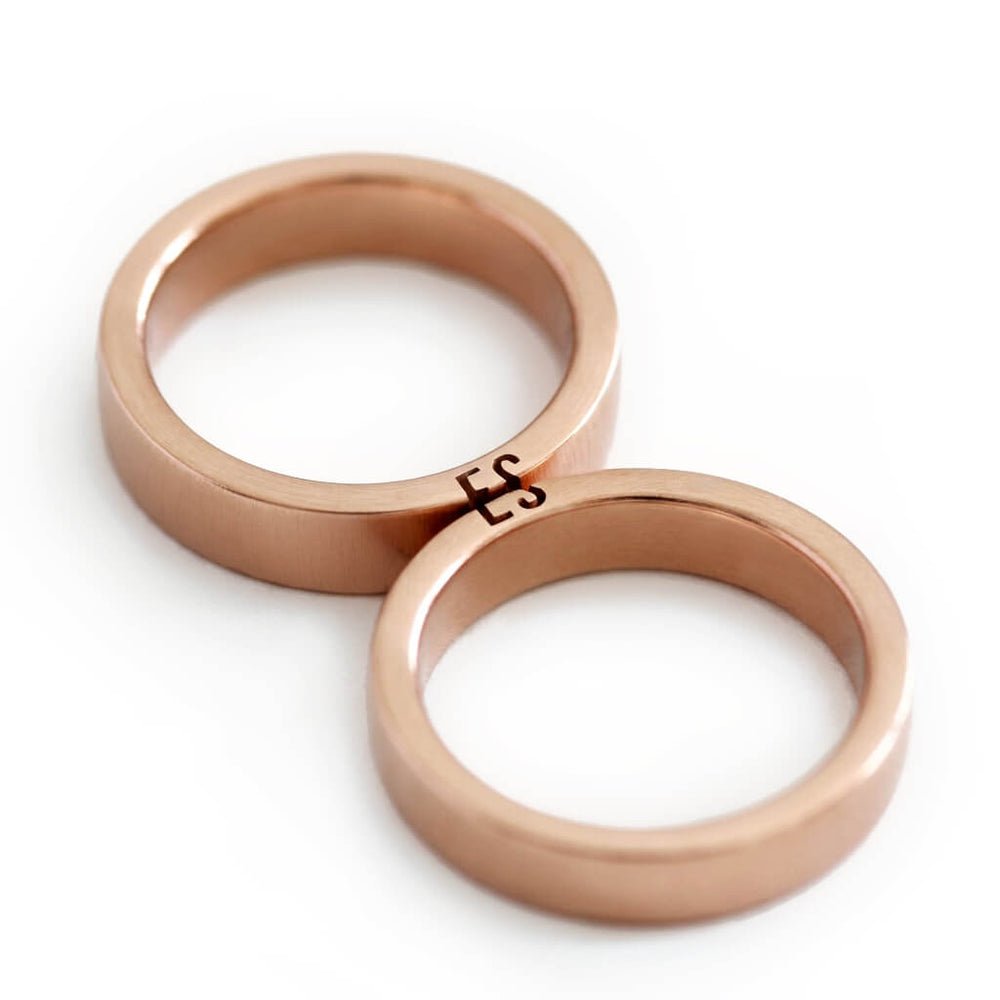 Personalized Couple Wedding Bands