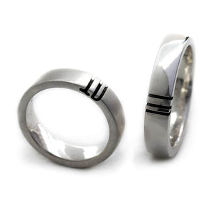 Personalized Initials Promise Rings