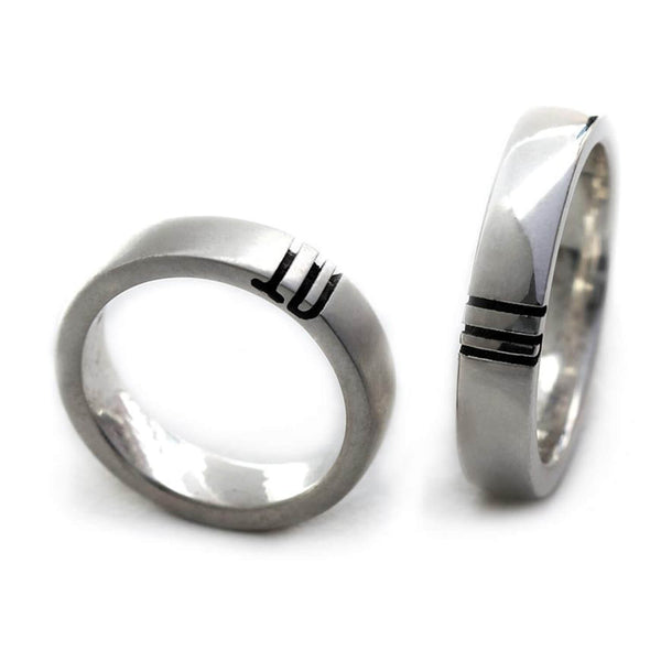 Personalized Initials Promise Rings