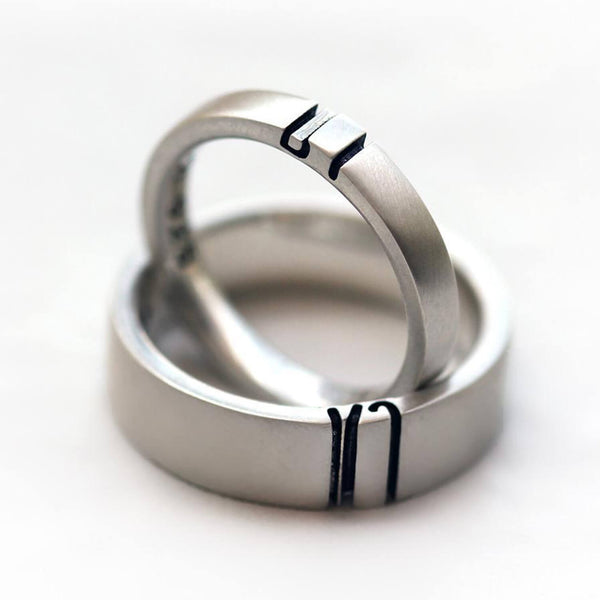 Personalized Initials Ring Set