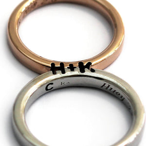 Distinctive Customized Promise Ring Sets