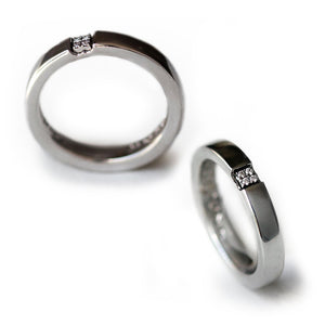 Diamond Matching Couple Rings