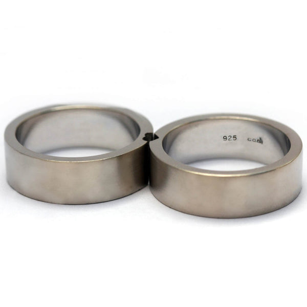 His Hers Heart Promise Rings