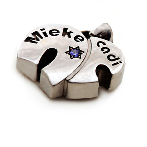 Diamond Chai Heart Necklace