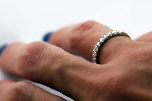 Diamond Heart Promise Ring Set