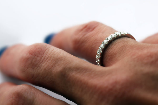Diamond Heart Promise Ring Set