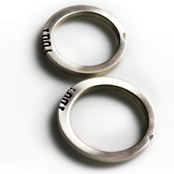 Timeless "I Do" Wedding Rings