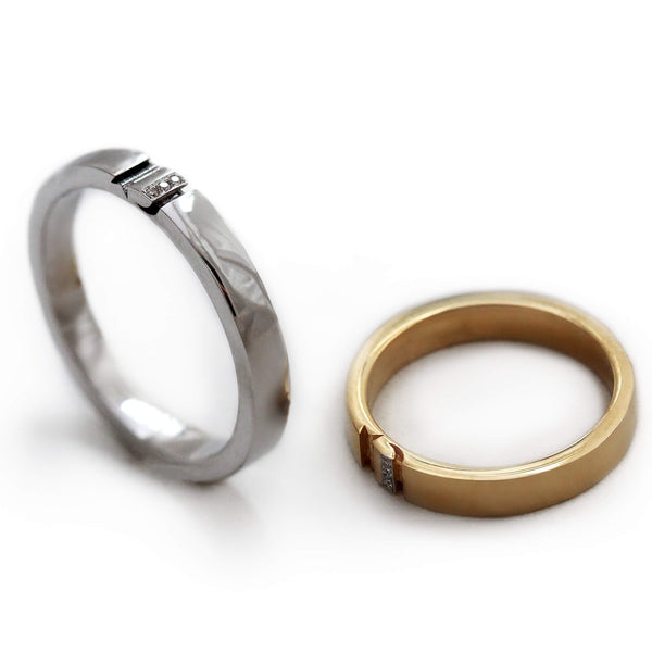 Moon & Star Wedding Ring Set