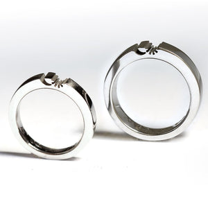 Sun and Moon Ring Set