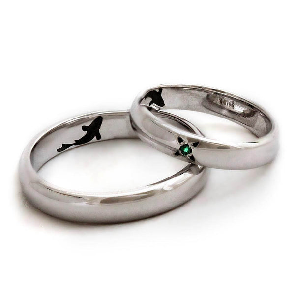 Koi Fish Promise Rings Couples