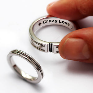 Filigree Puzzle Wedding Bands Set