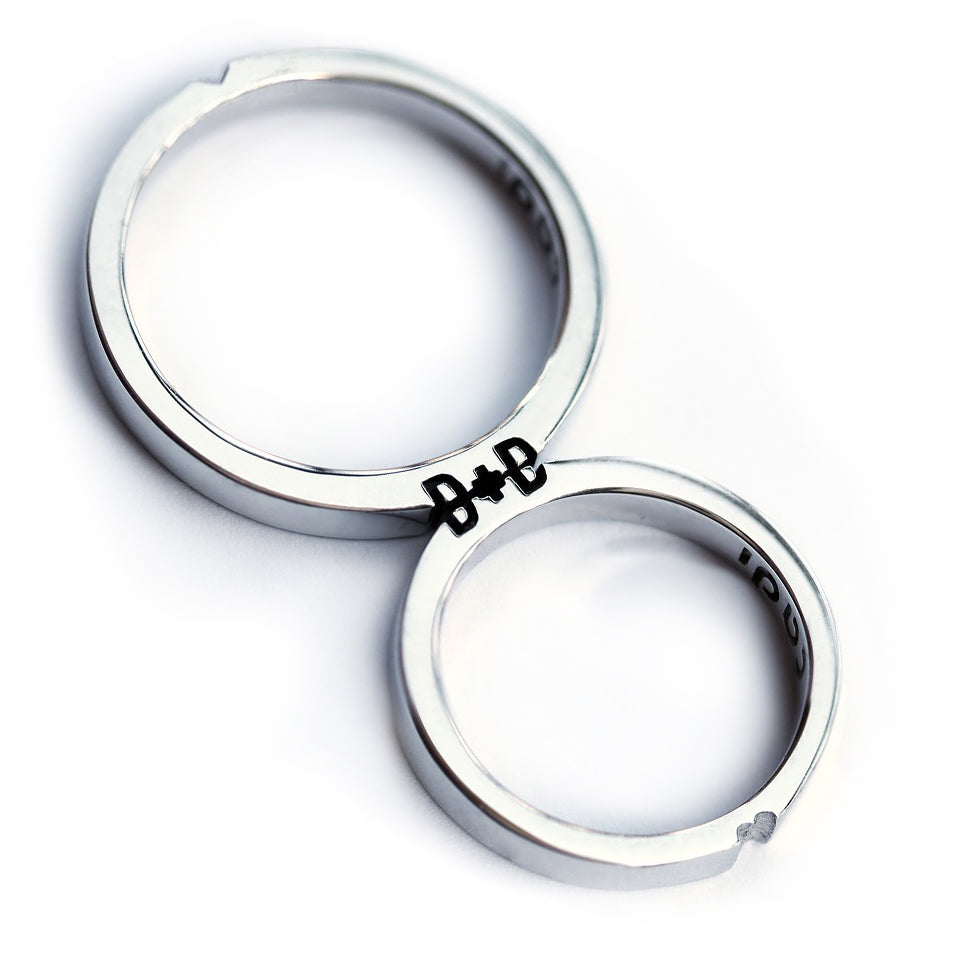 Cute Initial Promise Ring Set