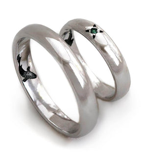 Koi Fish Promise Rings Couples