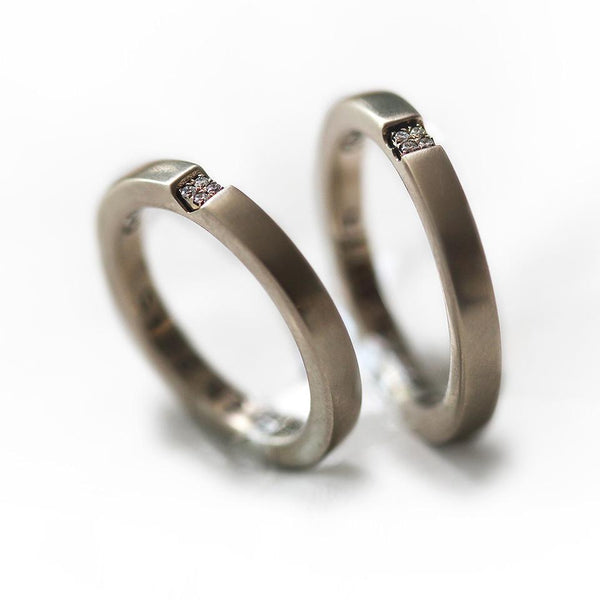Diamond engagement ring set