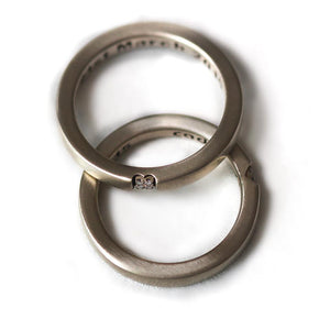 Diamond engagement ring set