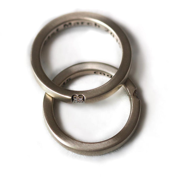 Diamond engagement ring set