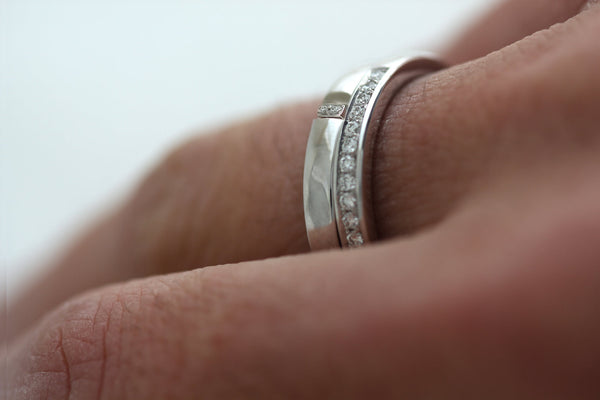 Diamond Engagement Wedding Ring Set