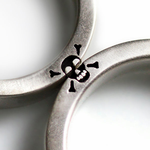 Skull Heart Eternal Love Rings