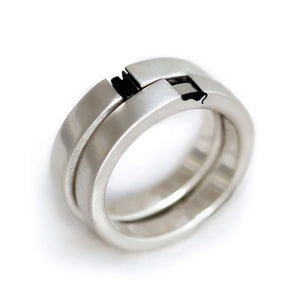Elephant Symbol Couple Wedding Rings