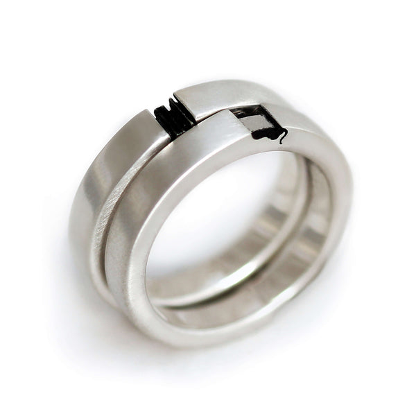 Elephant Symbol Couple Wedding Rings