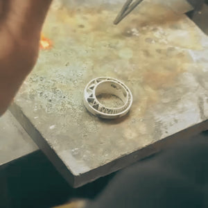Bold Geometric Statement Ring