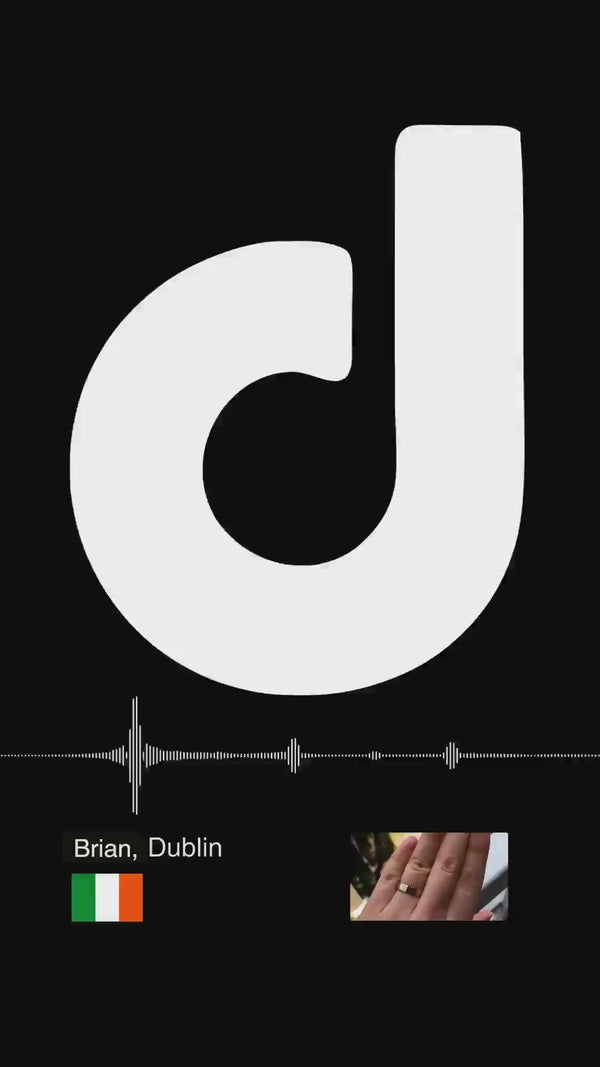 Audio testimonial from a client in Dublin about his bespoke ring experience