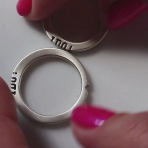 Timeless "I Do" Wedding Rings