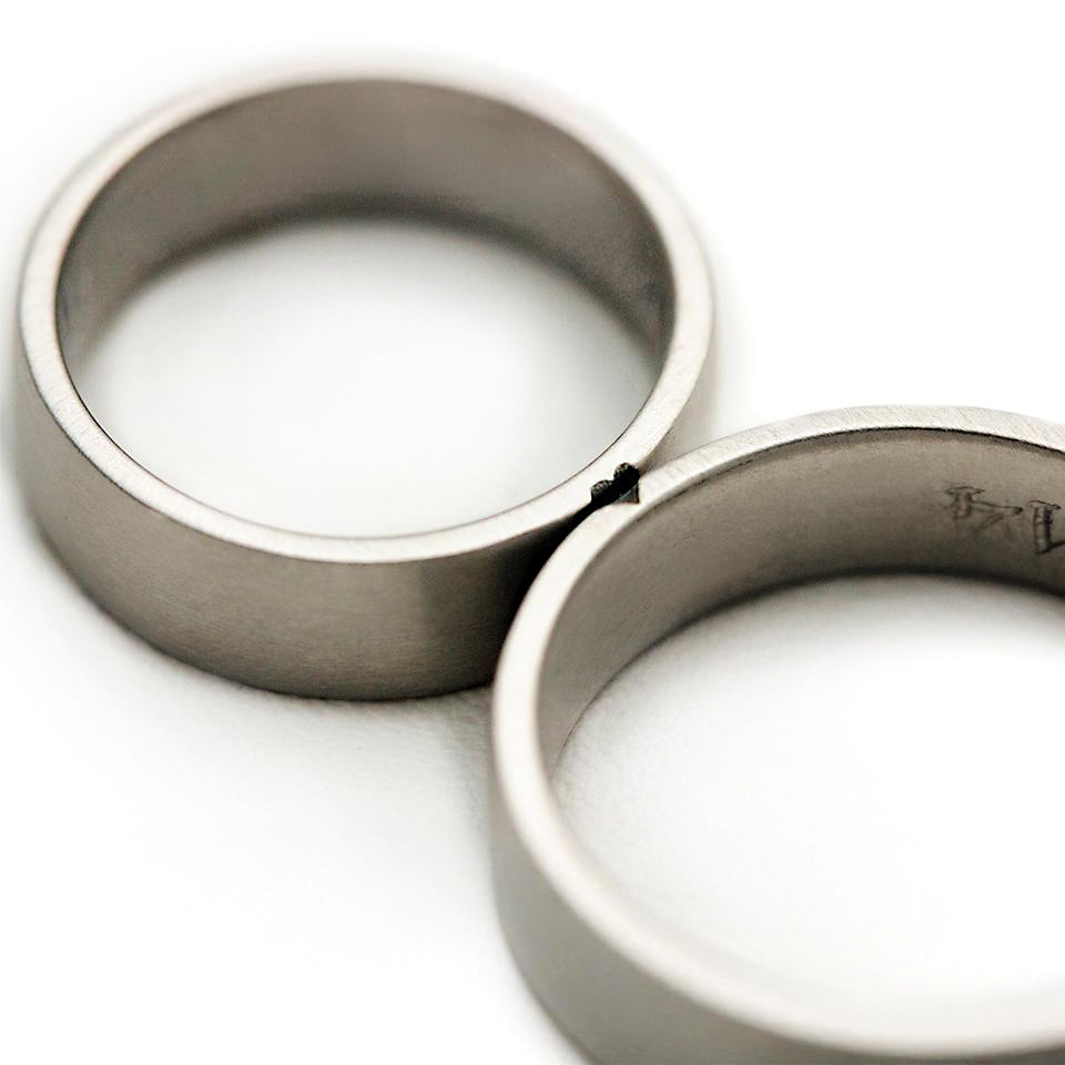 black or white diamonds Matching promise rings