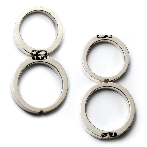 World Map Adventure Wedding Rings