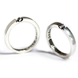 Simbolic Moon & Star Ring Set