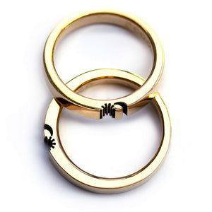 Sun and Moon Ring Set