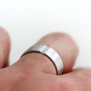 black or white diamonds Matching promise rings