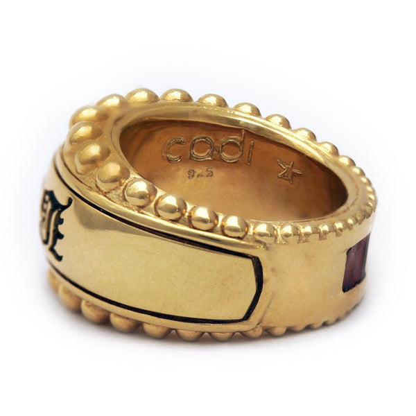 Believe black letters gold Hip hop jewelry